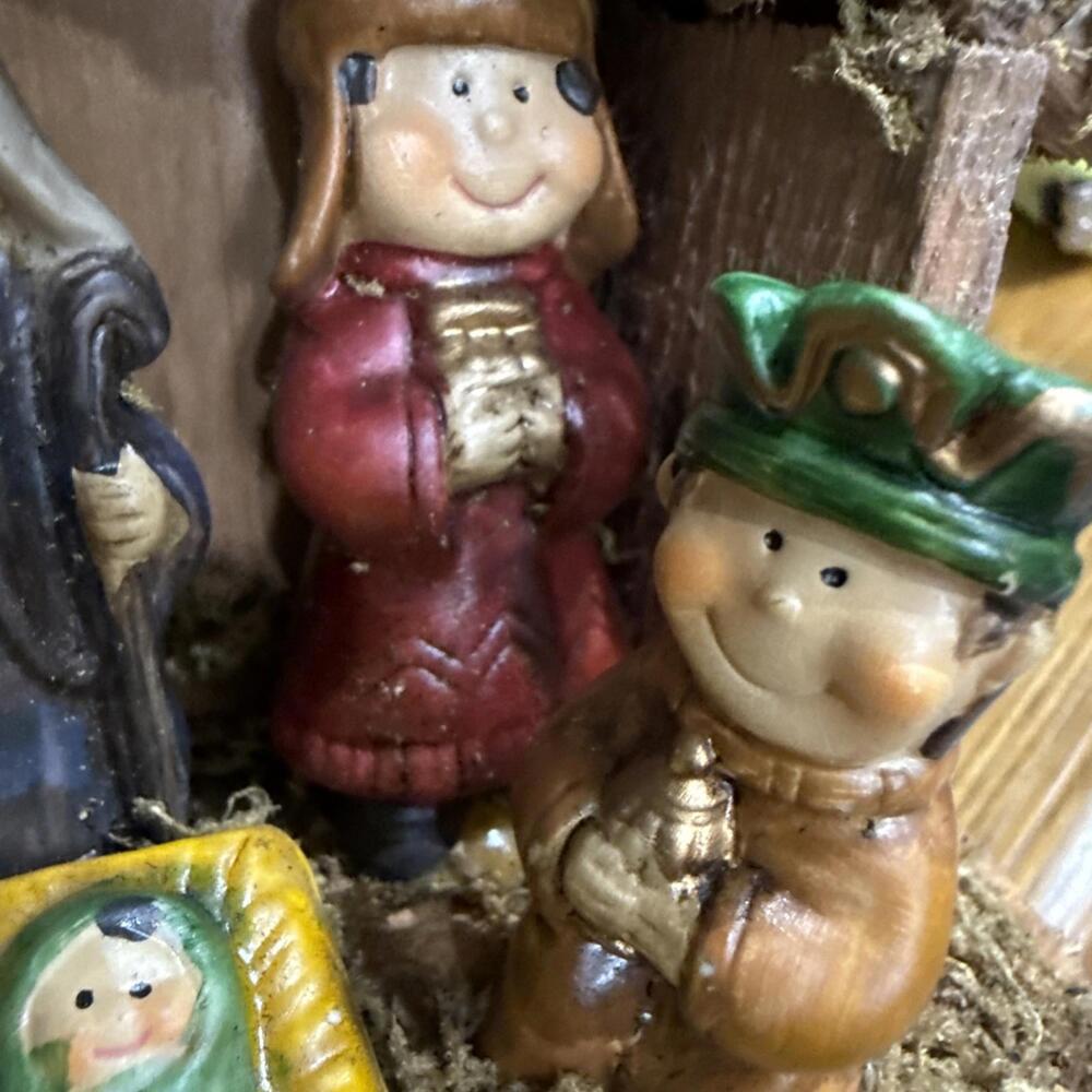 VTG Nativity Set Christmasville Ronnie Walter Baby Jesús Holiday Christmas Decor - Picture 5 of 8